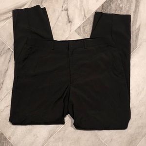 Kenneth Cole Reaction gray striped slacks. 36 X 32